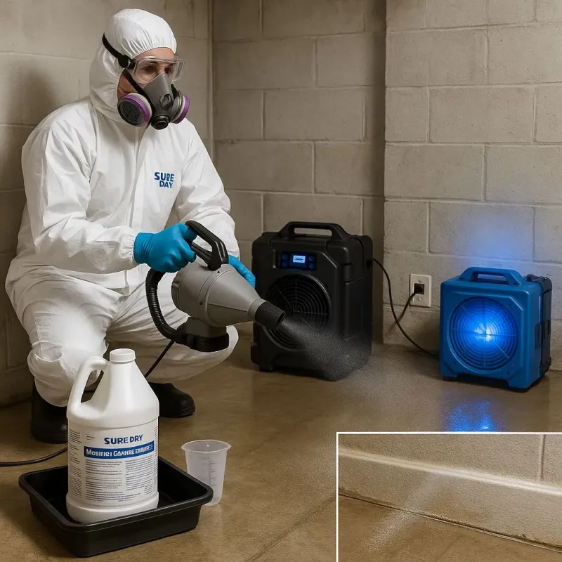 Sanitization and Odor Removal process in Fairborn, OH
